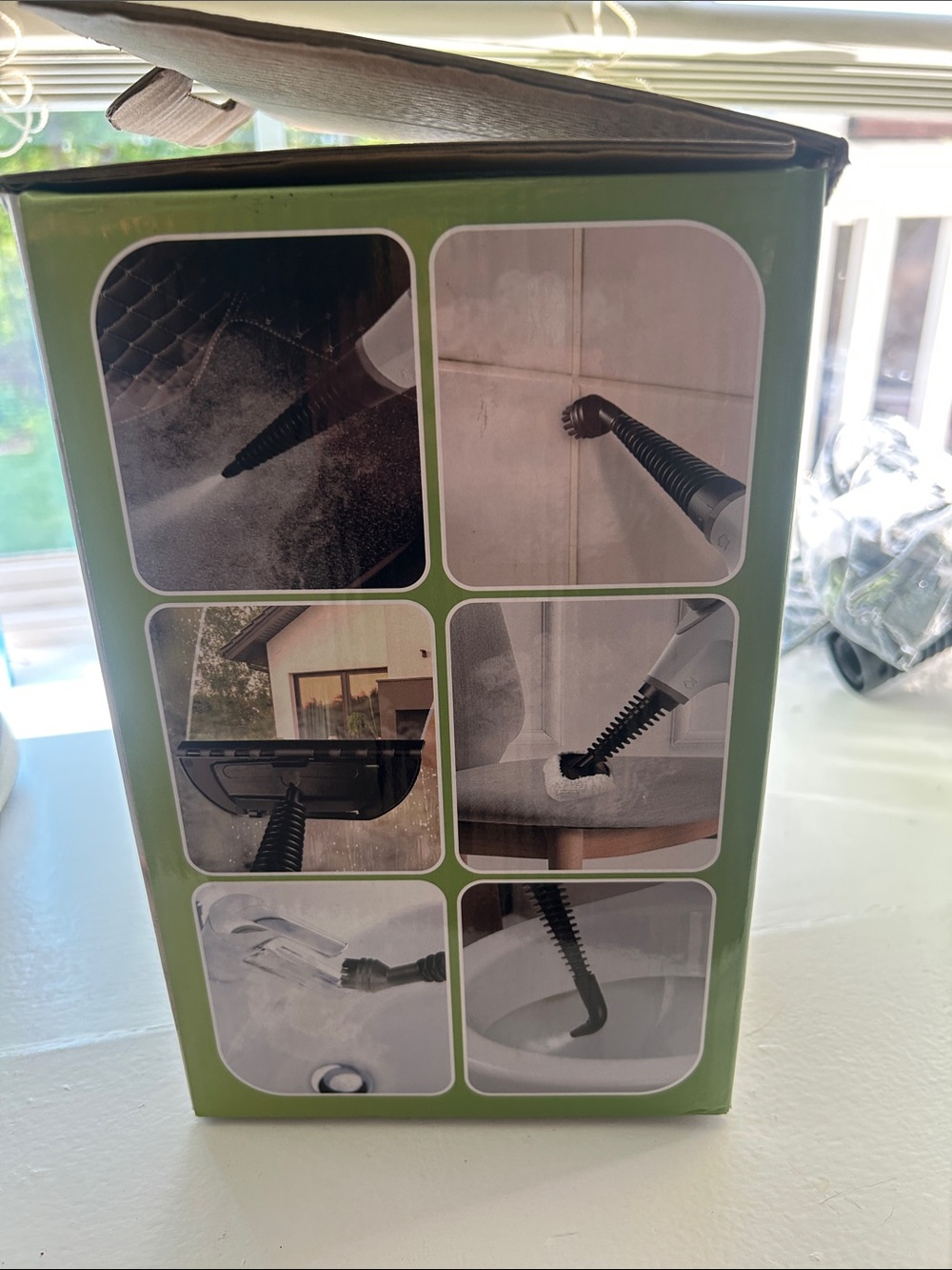 Mosche Handheld Steam Cleaner - White/Gray - Picture 6 of 6